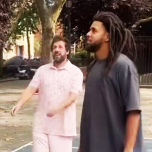 J Cole & Adam Sandler Spotted Playing Pick-Up in NYC