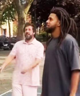 J Cole & Adam Sandler Spotted Playing Pick-Up in NYC