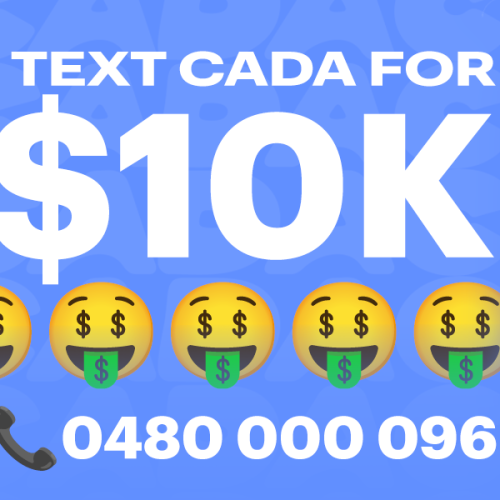 Text CADA for $10K -- Register Here